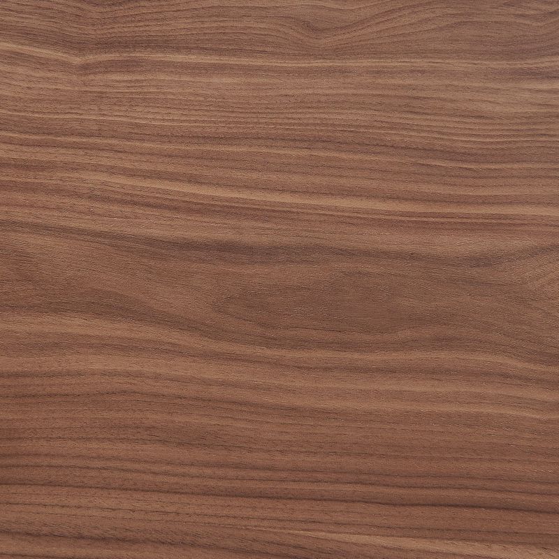 HUXTER - Eettafel - Donkere houtkleur - 90 x 180 cm - MDF