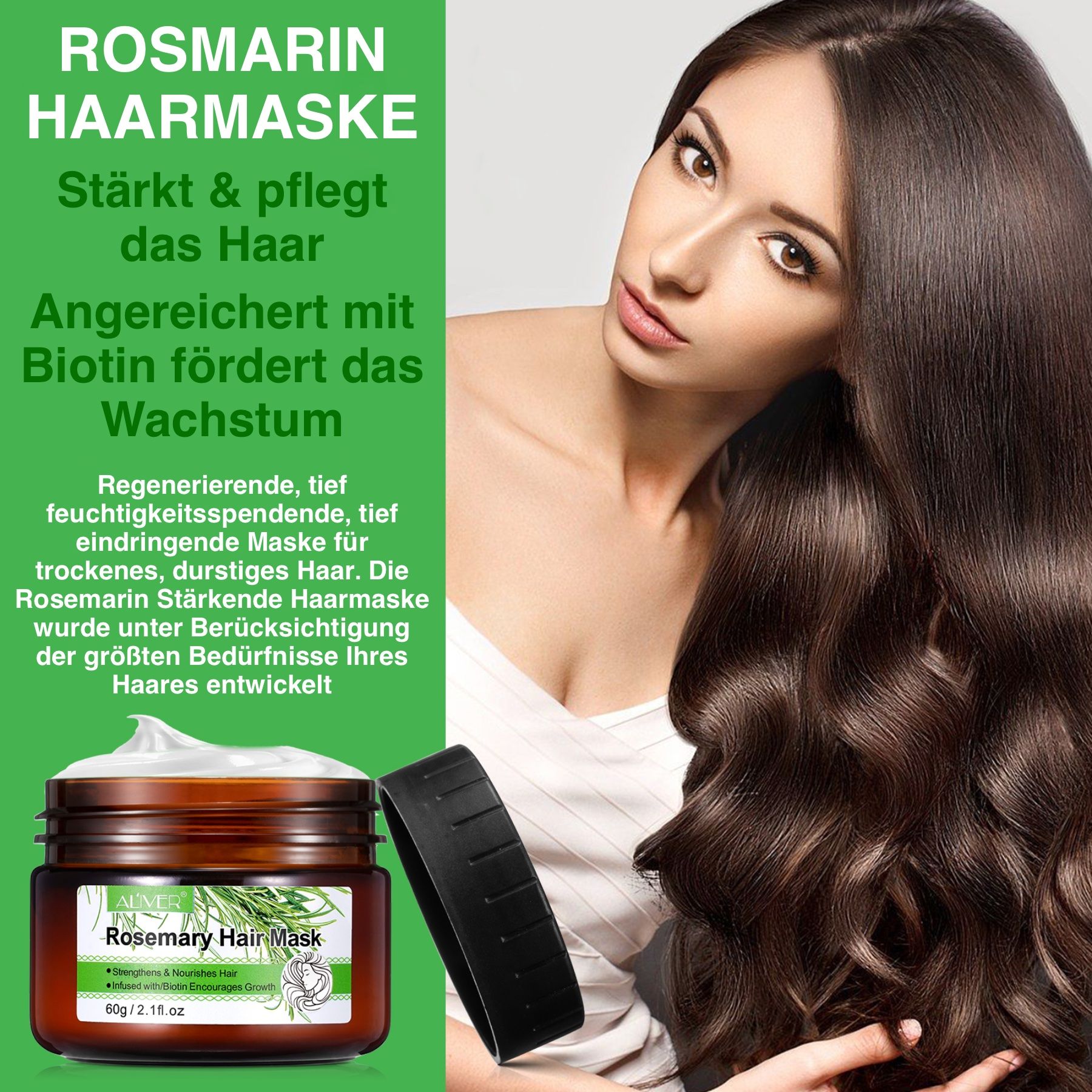 ALIVER Rosmarinöl Haarmaske für Haarpflege