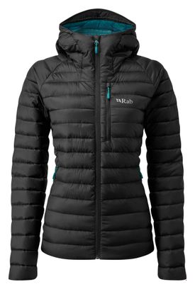 Veste en duvet Rab Microlight Alpine Noir Femme