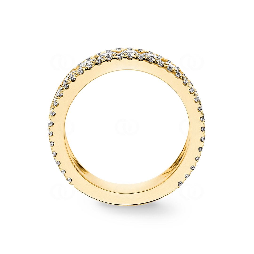 2.27 Karat Diamantring 750/18 K Gelbgold