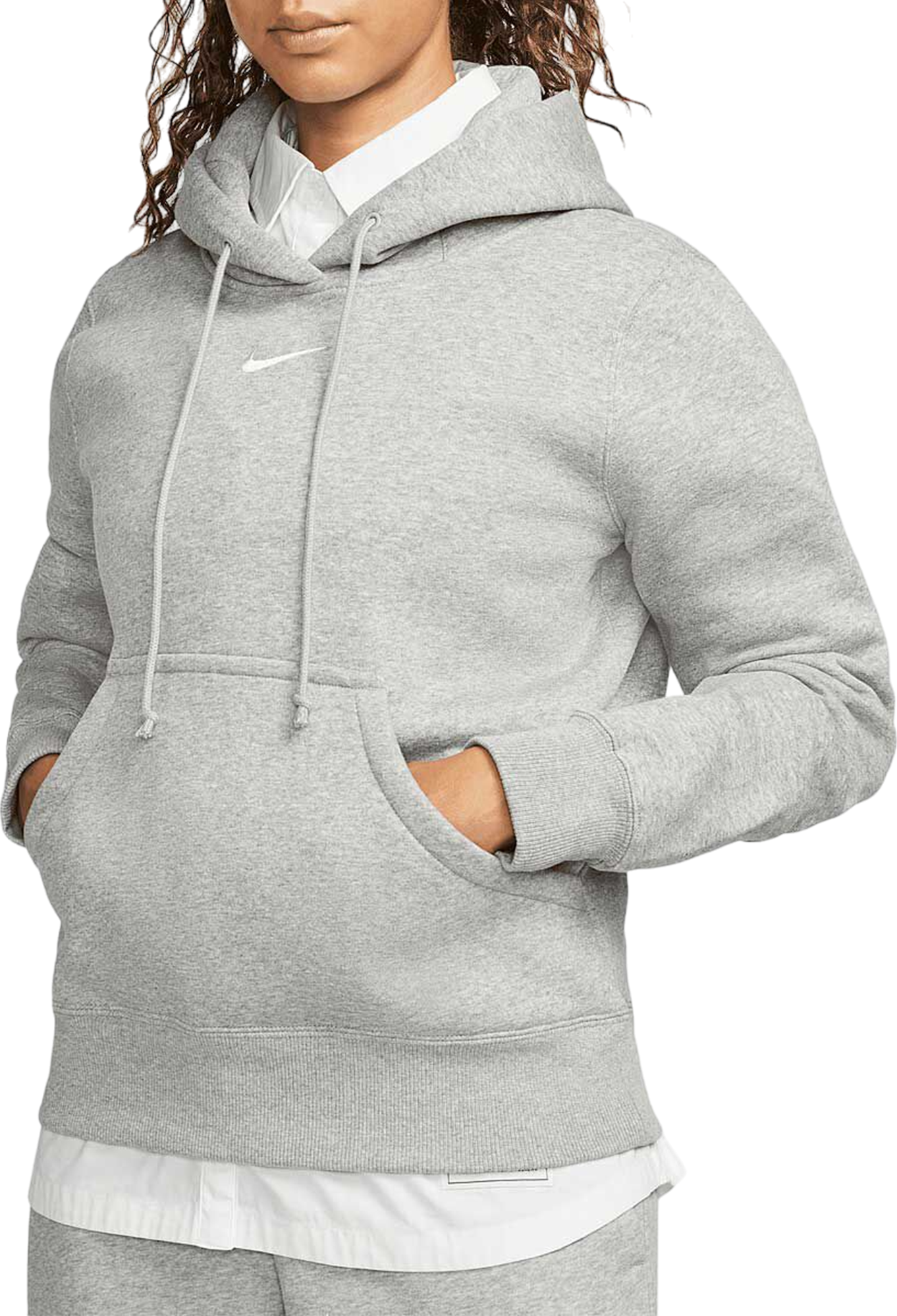 Nike Phoenix Fleece Hoody Damen Grau F063