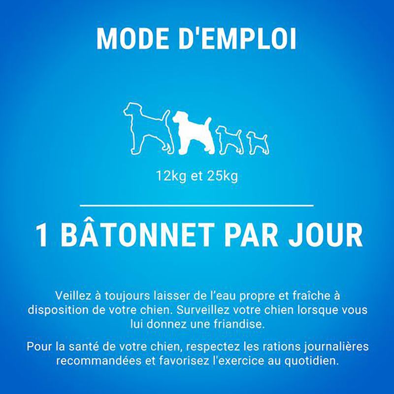 PURINA Dentalife Bâtonnets à mâcher pour chien de taille moyenne (12-25 kg)