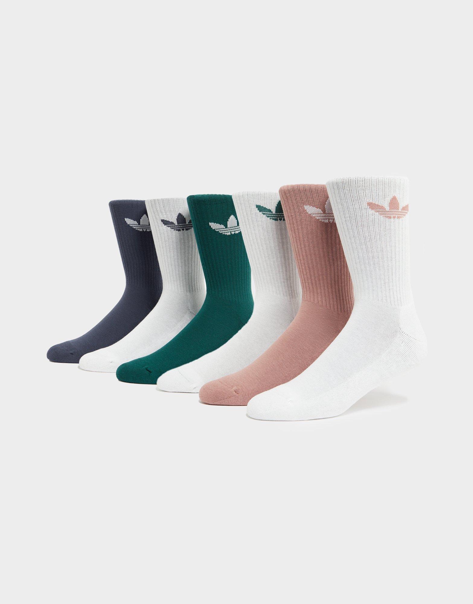 adidas Originals Lot de 6 chaussettes courtes Trefoil Cushion