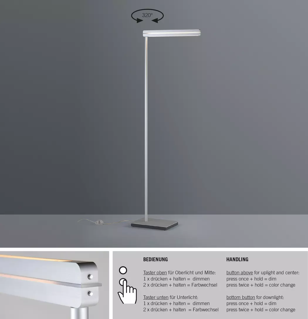 LED-Stehlampe Switch