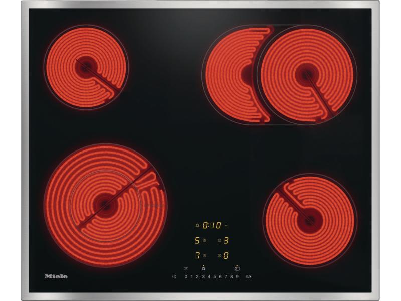 Miele Glaskeramik-Kochfeld KM 6540 FR Aufliegend Glaskeramik-Kochfeld mit 4 Herdplatten