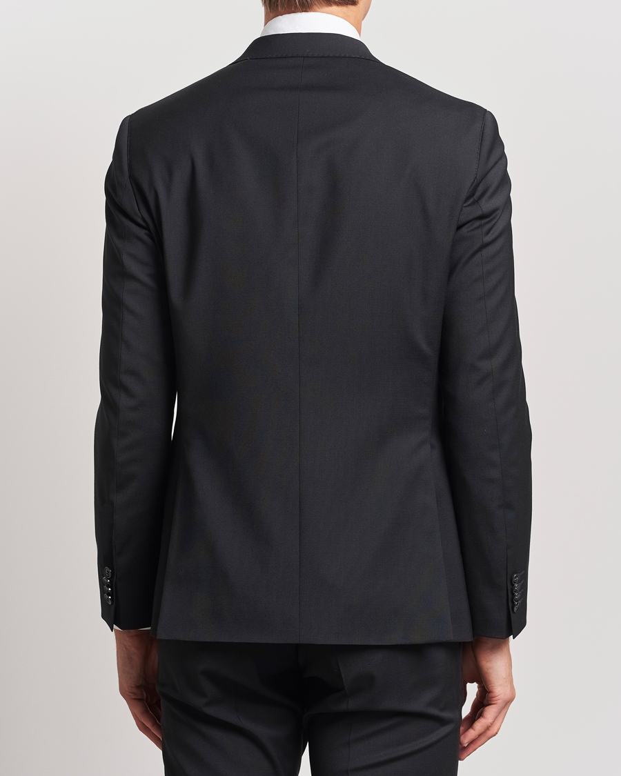 Oscar Jacobson Edmund Wool Blend Suit Black