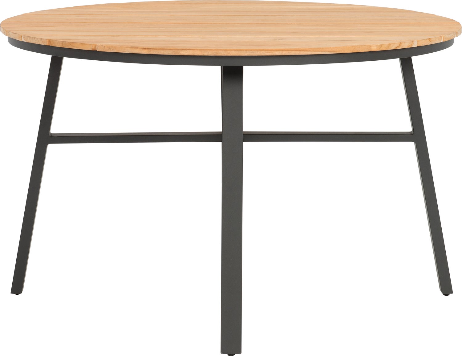 Intratuin 4-zits diningset Flore naturel met Jip grijs