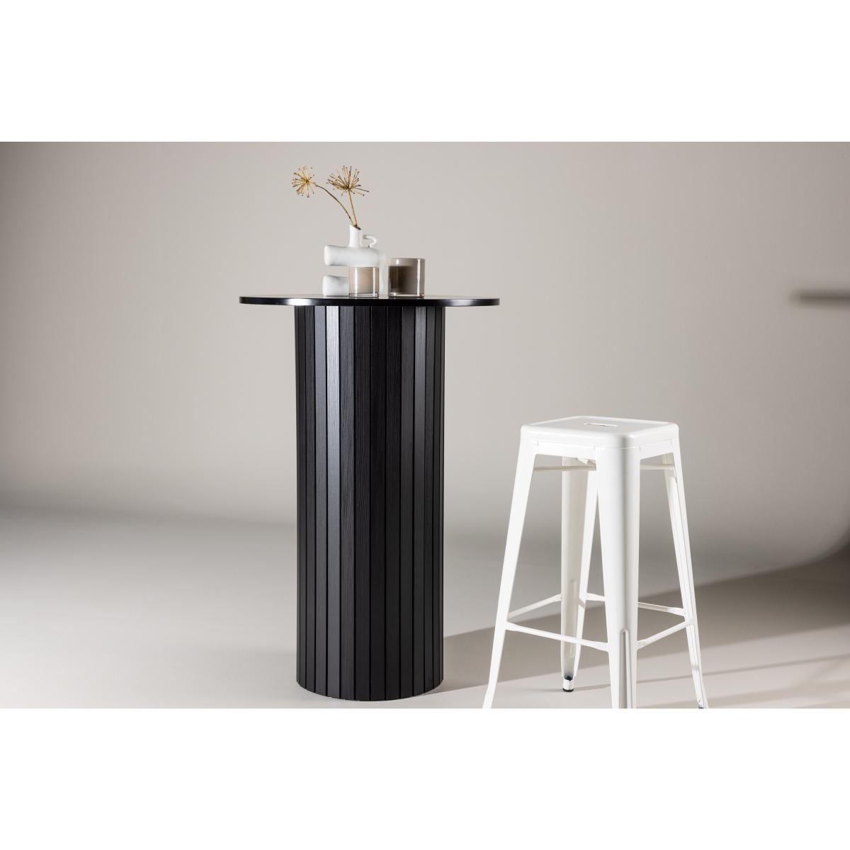 Svea - Niko ronde bartafel - Ã¸70 cm - zwart