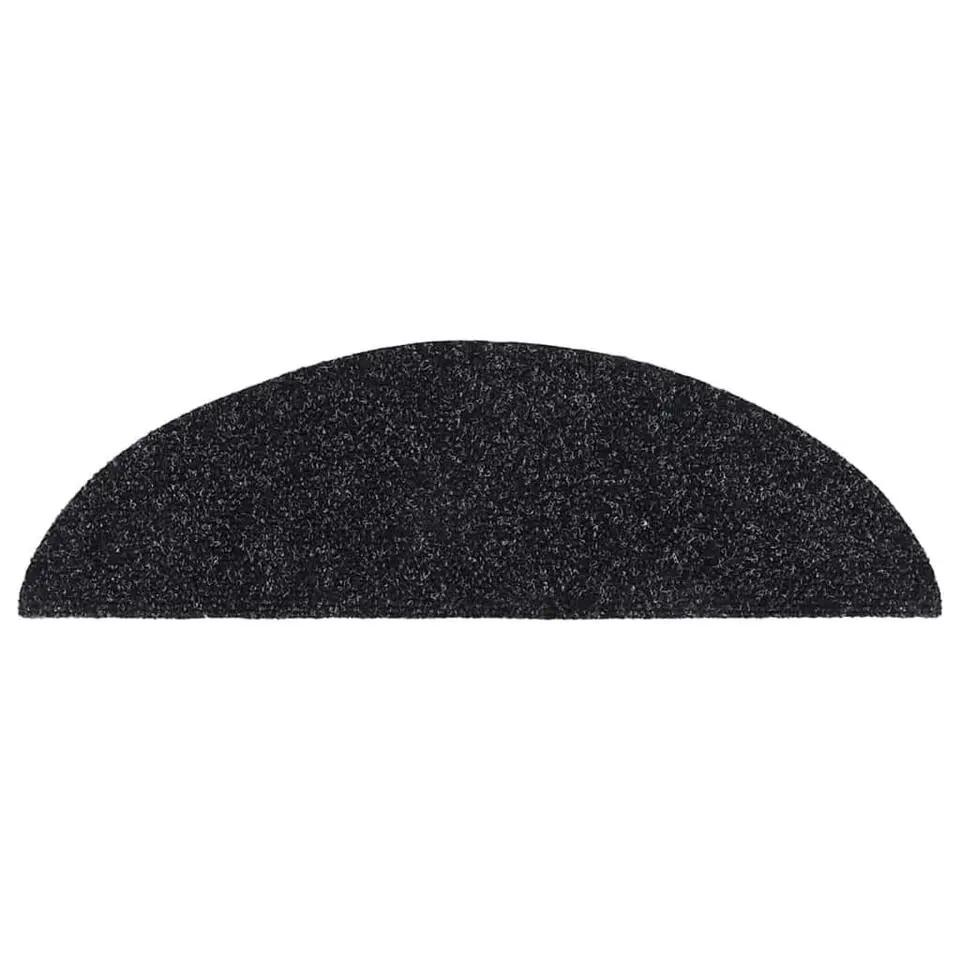 vidaXL - Trapmat - Zwart - Polypropyleen - 56 x 17 x 3 cm - 5 stuks