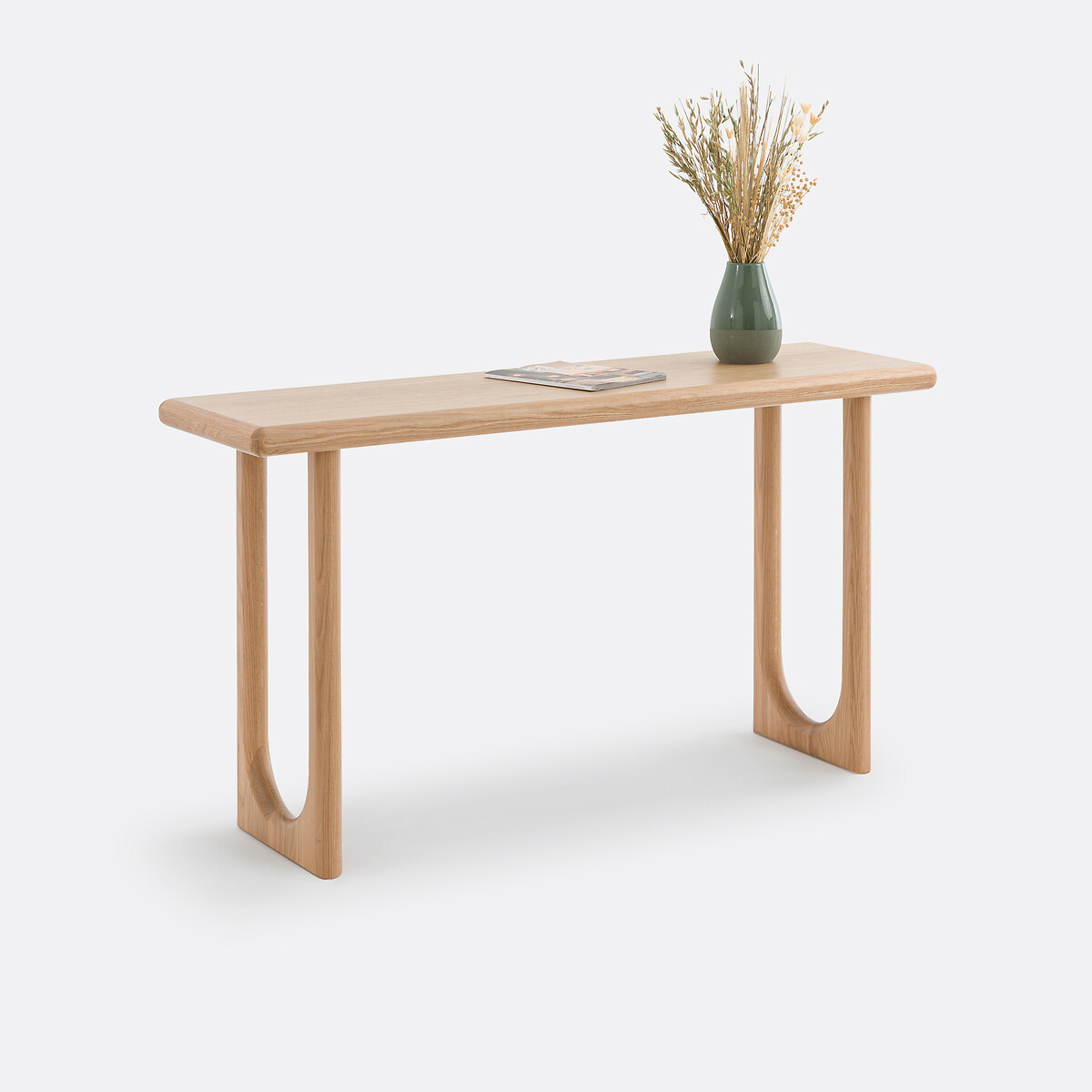 LA REDOUTE INTERIEURS<br>Mesa de parede, carvalho maciço e folheado de carvalho, Douve