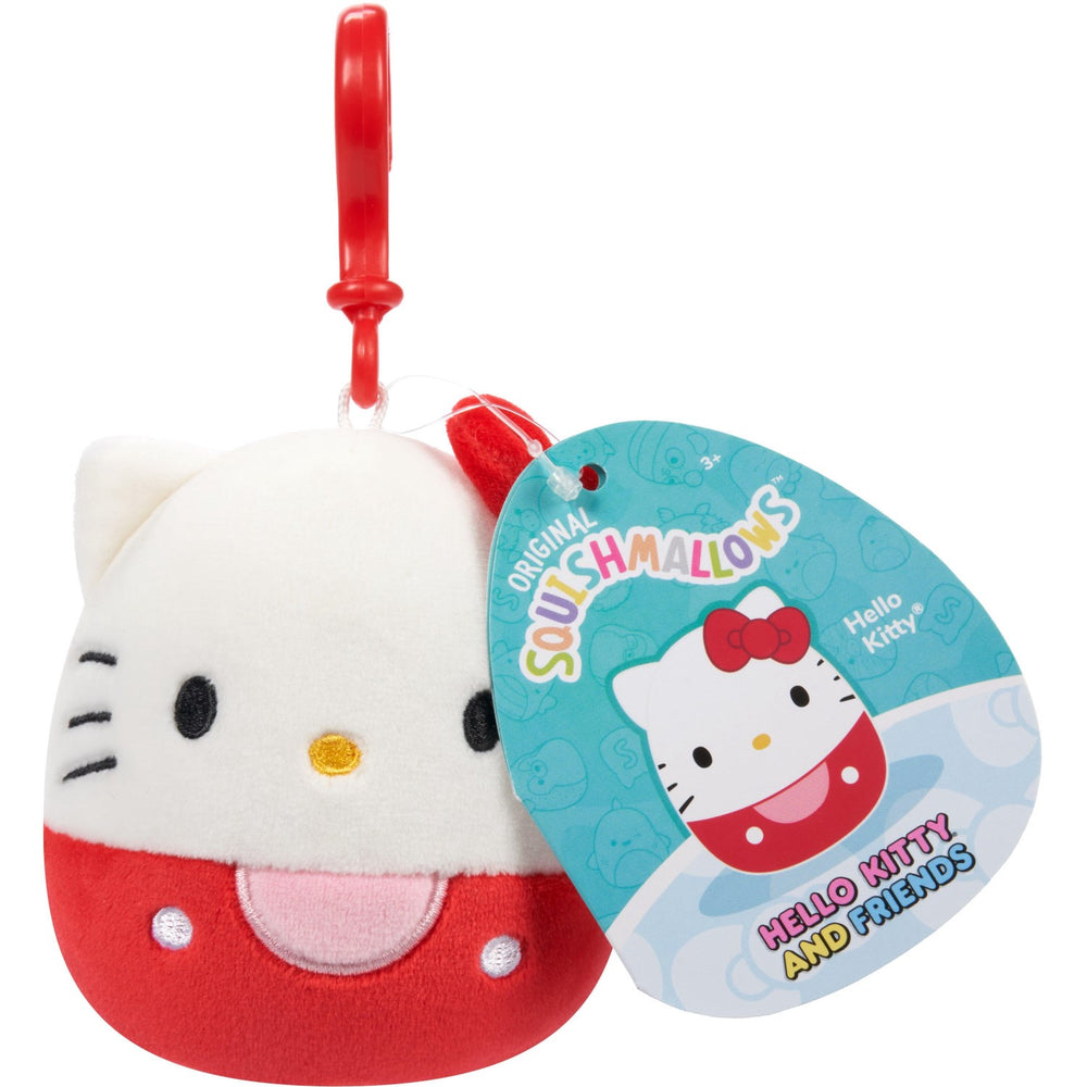Køb Squishmallows 9 Cm Clip-on Hello Kitty And Friends Hello Kitty