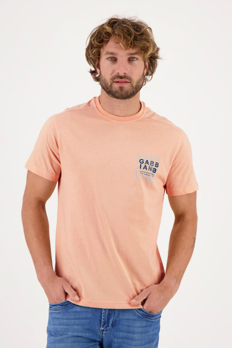 Gabbiano oranje heren t-shirt