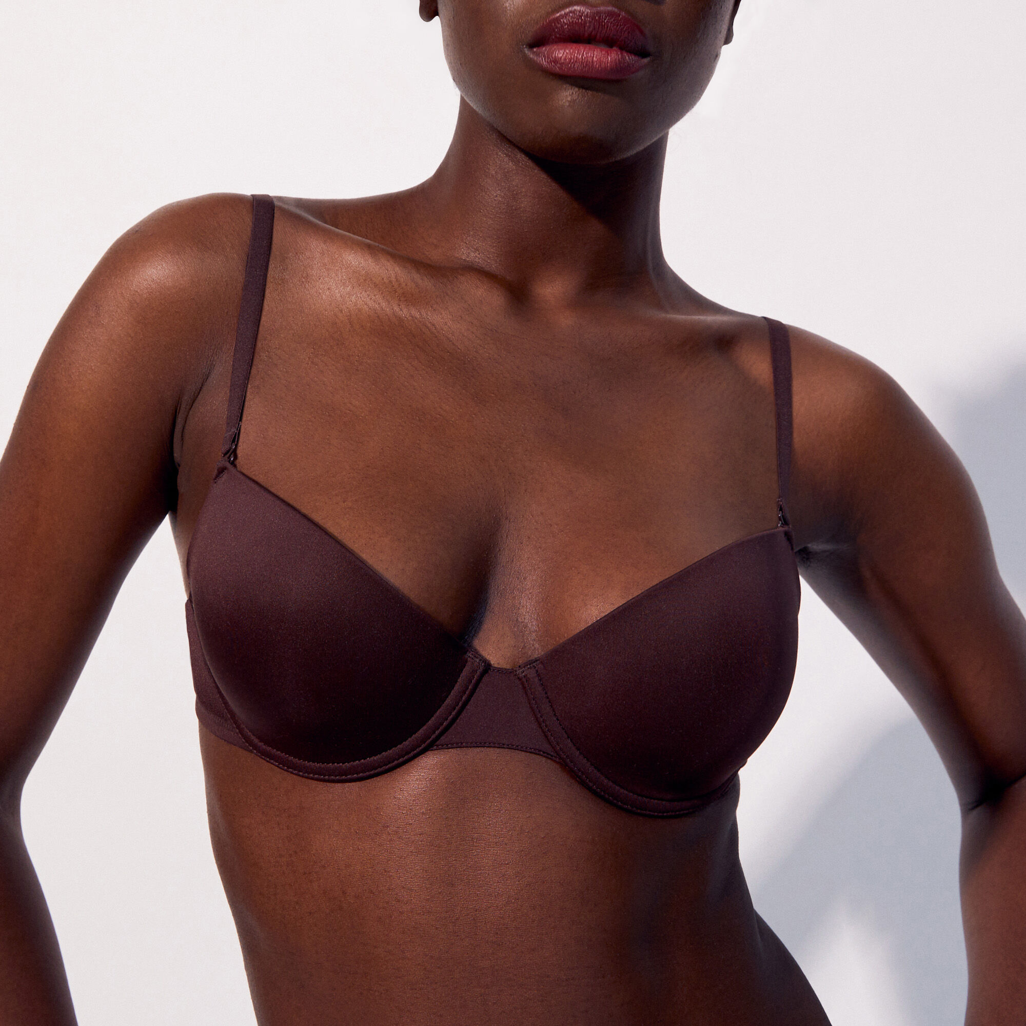 Soutien-gorge ampliforme en microfibre