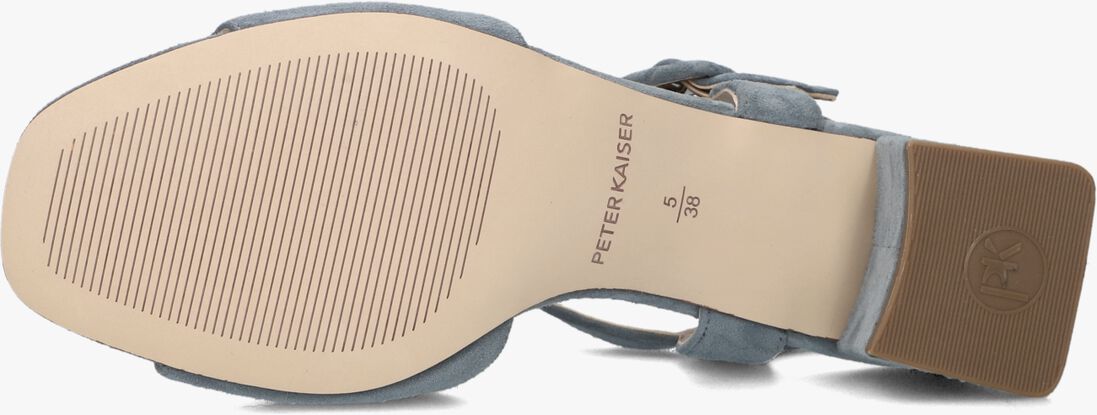 blauwe peter kaiser sandalen met hak 78240