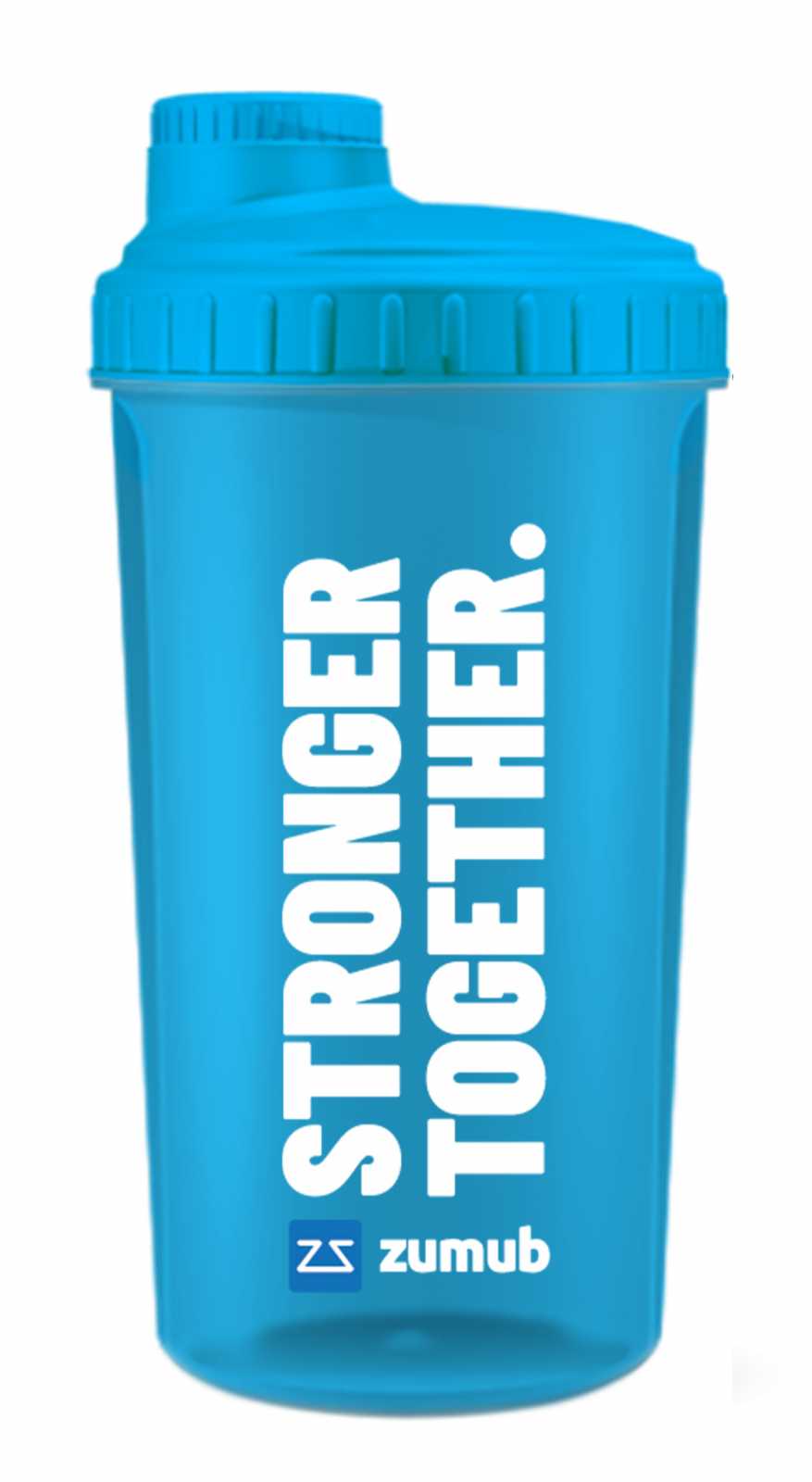 Zumub Shaker Power para Ganhar 700 ml Azul Néon