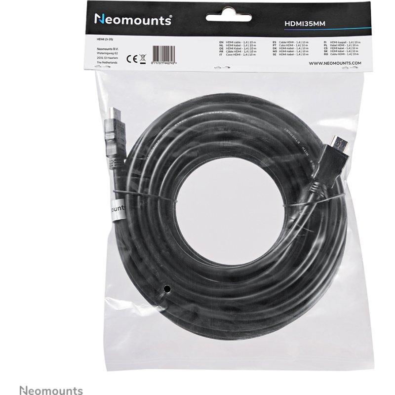 Neomounts HDMI35MM câble HDMI - 10 mètres