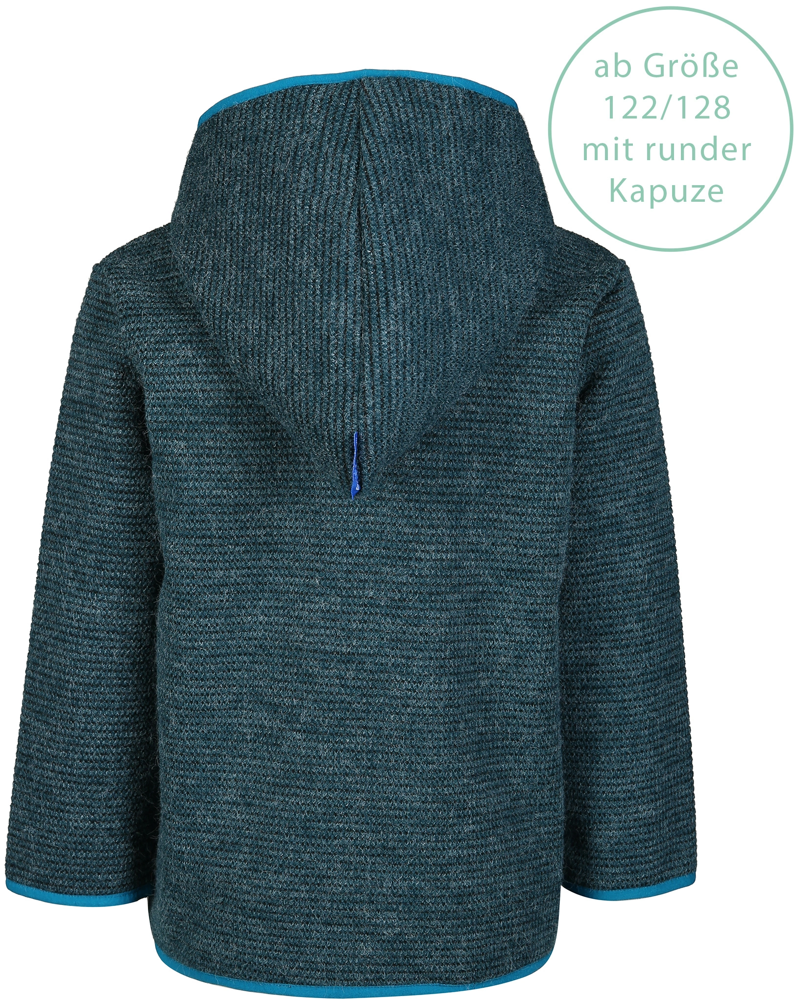 Strick-Softshelljacke TONTTU WIND in green melange