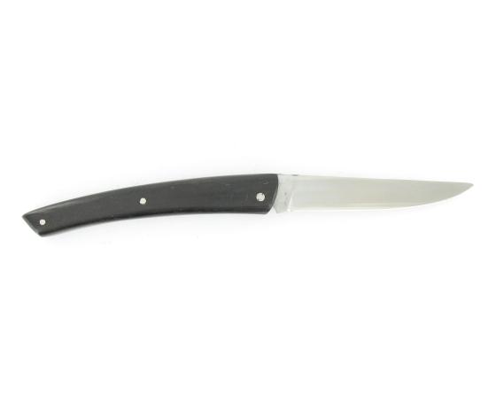 Le Thiers Coursolle 12 cm Ebène Plein Manche Couteau de poche Le Thiers par Coursolle