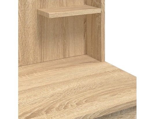 VIDAXL - Coiffeuse avec lumières led chêne sonoma 96x40x142 cm
