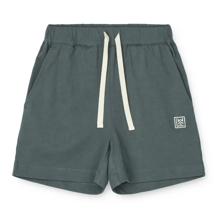 Liewood Short Coton Bio Bako | Bleu gris
