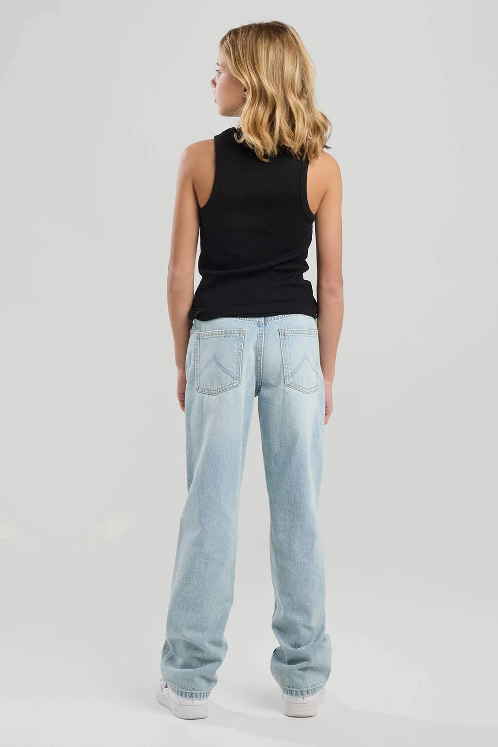 America Today straight leg jeans light blue denim