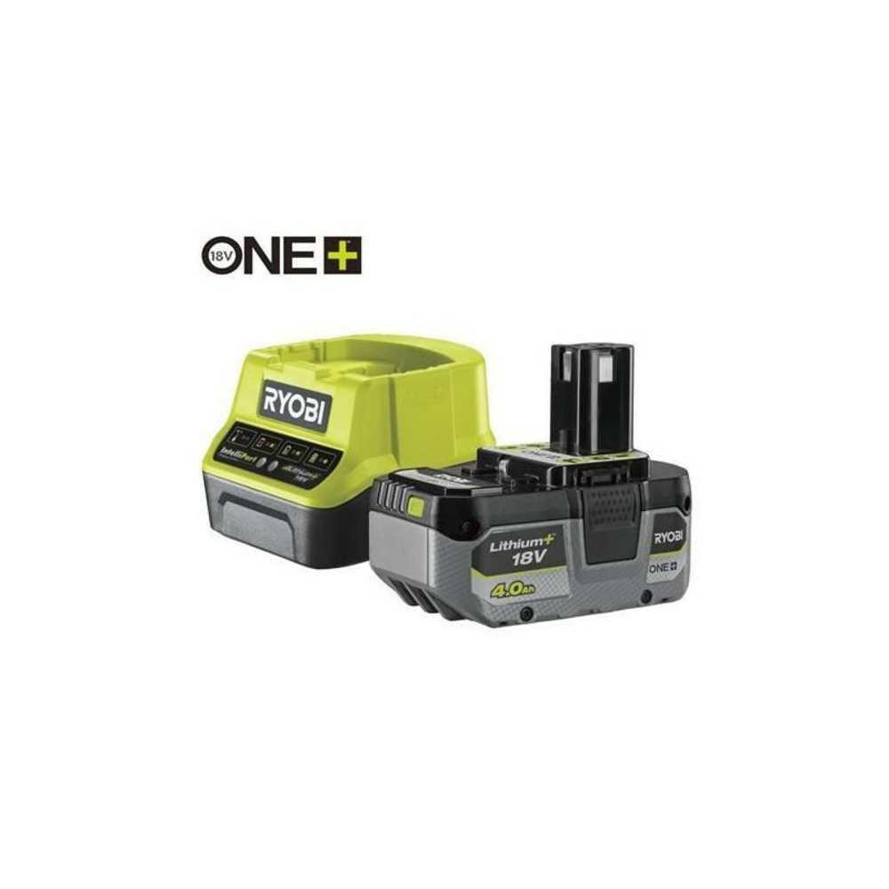 1 batterie lithium+ 18v - 4,0 ah compacte et 1 chargeur rapide 2,0 a