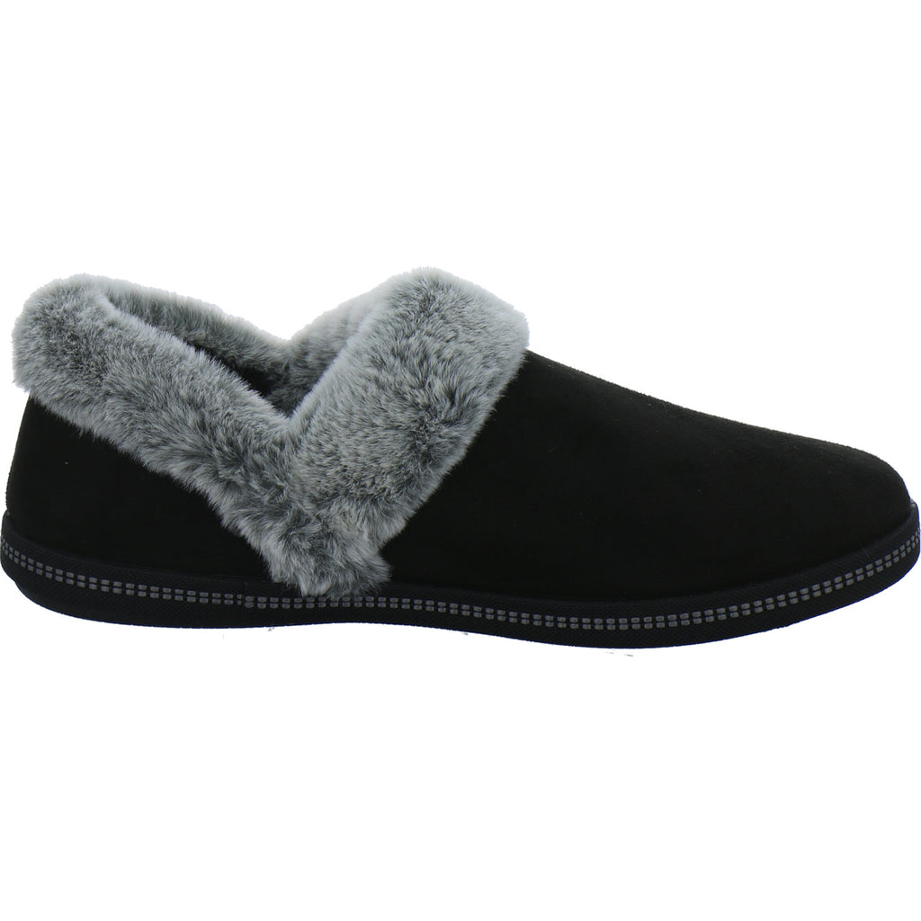 Skechers Hausschuhe Damen Damen cozy Campfire Schwarz