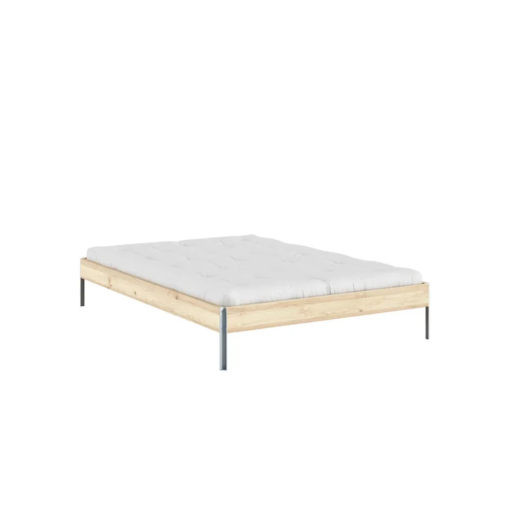 Karup Design - Core Bett 160 x 200 cm, Kiefer carobbraun