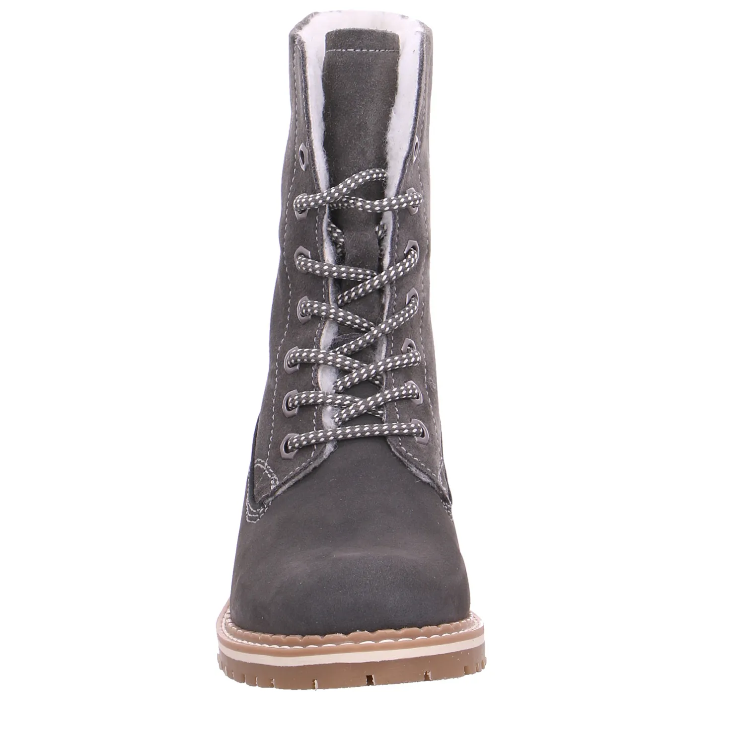 TAMARIS Boot Anthrazit Leder  mit Tex-Membrane