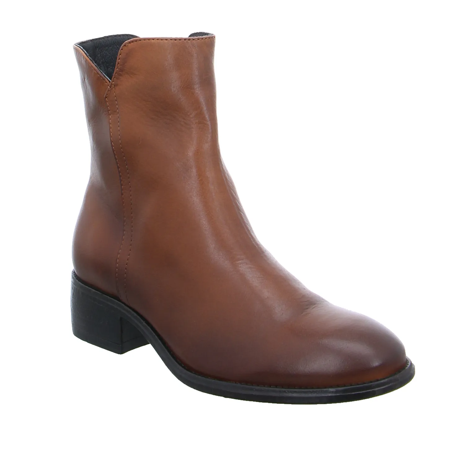 SCHUHENGEL Boot Cognac Leder