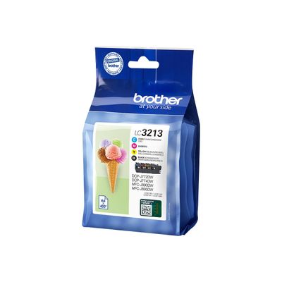 Brother LC3213 - Pack de 4 - noir, cyan, magenta, jaune - cartouche d'encre originale