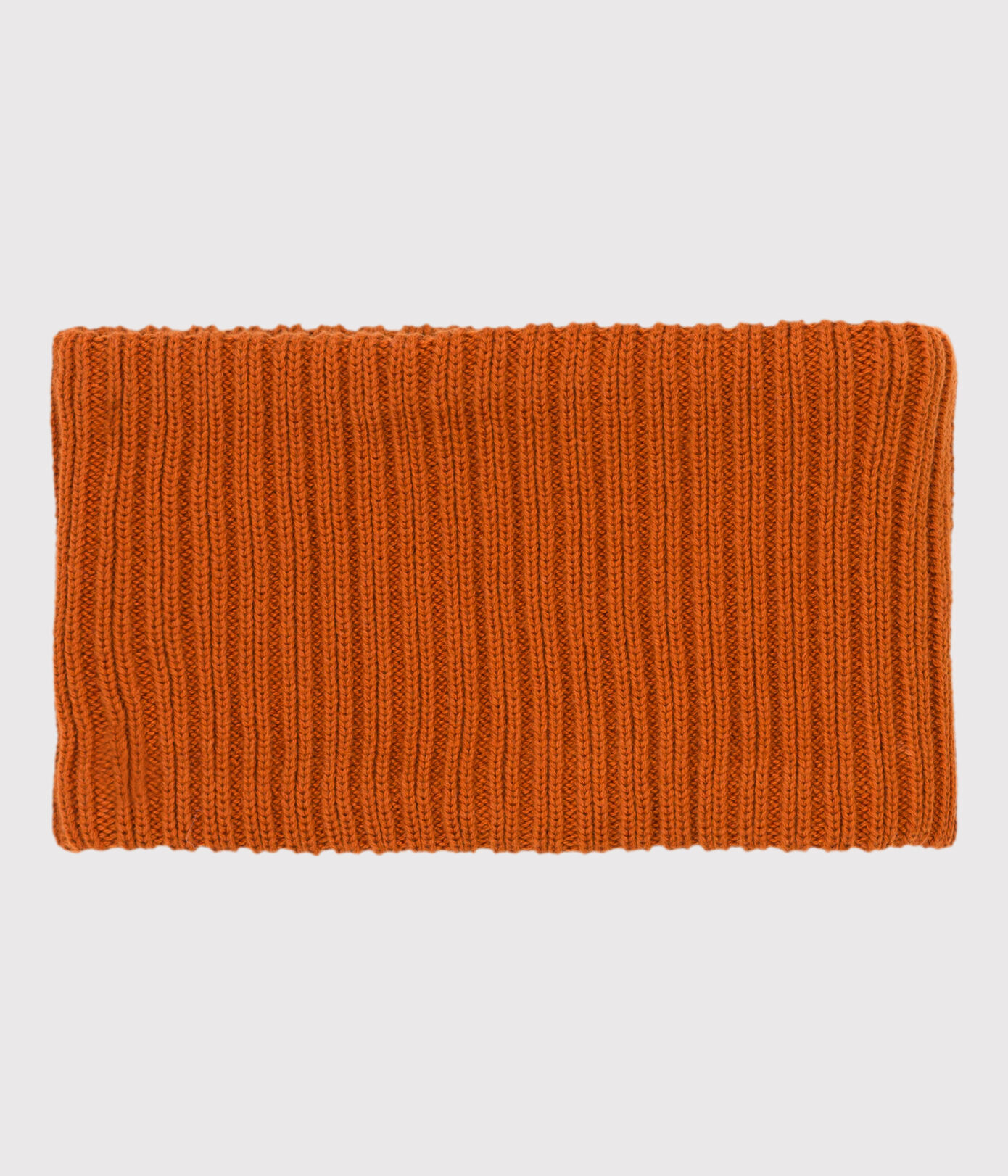 Snood bébé en tricot doublé en polaire recyclée