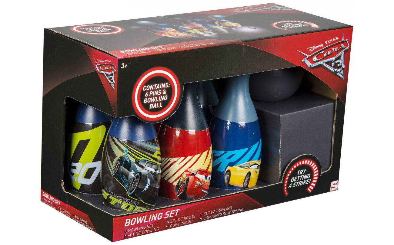 Cars 3 Bowlingset met 6 kegels