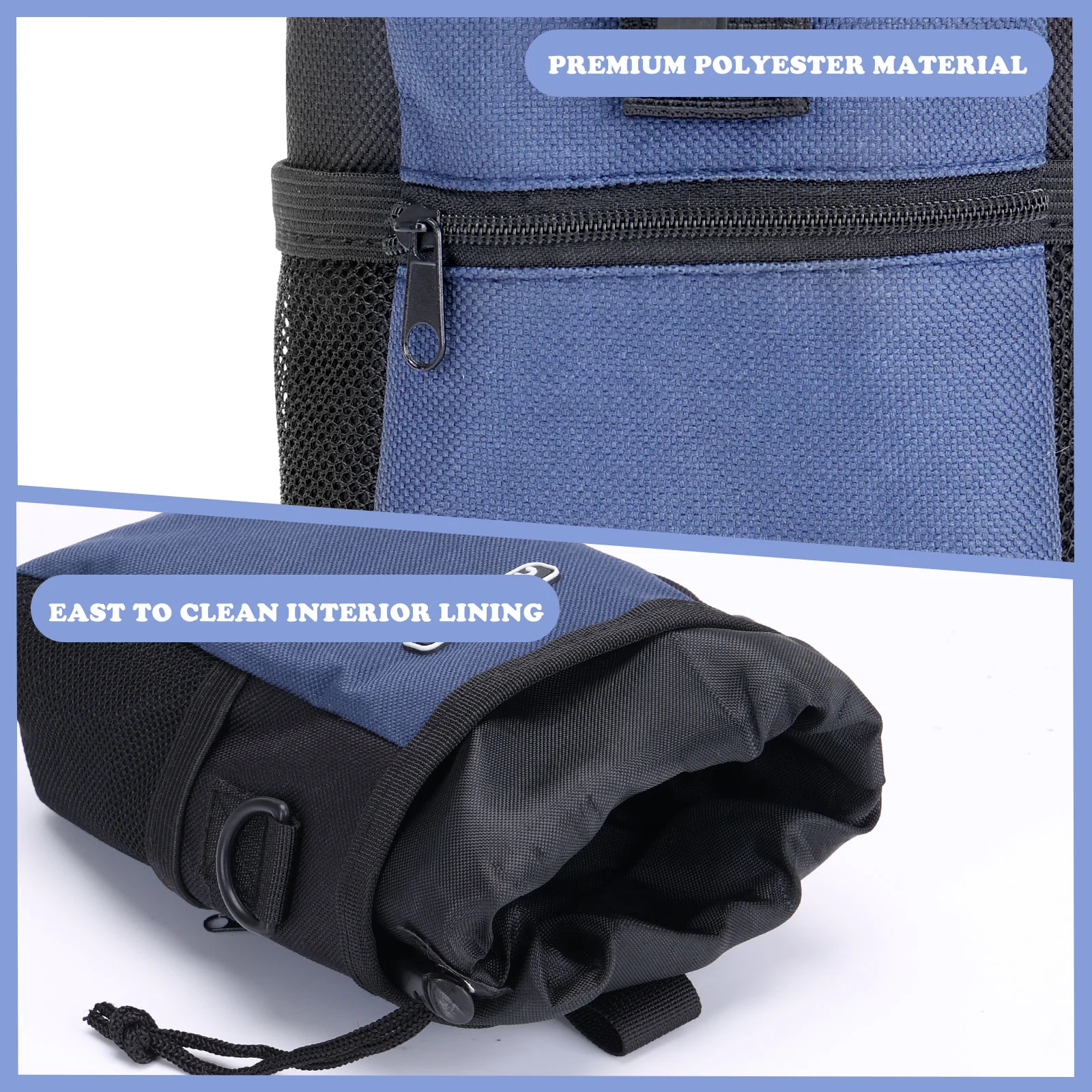 Nobleza - Bolsa para Treinamento de Cães, Bolsa para Petiscos, Bolsa Multifuncional para Alimentos e Petiscos, Cinto e Clipe para Cinto