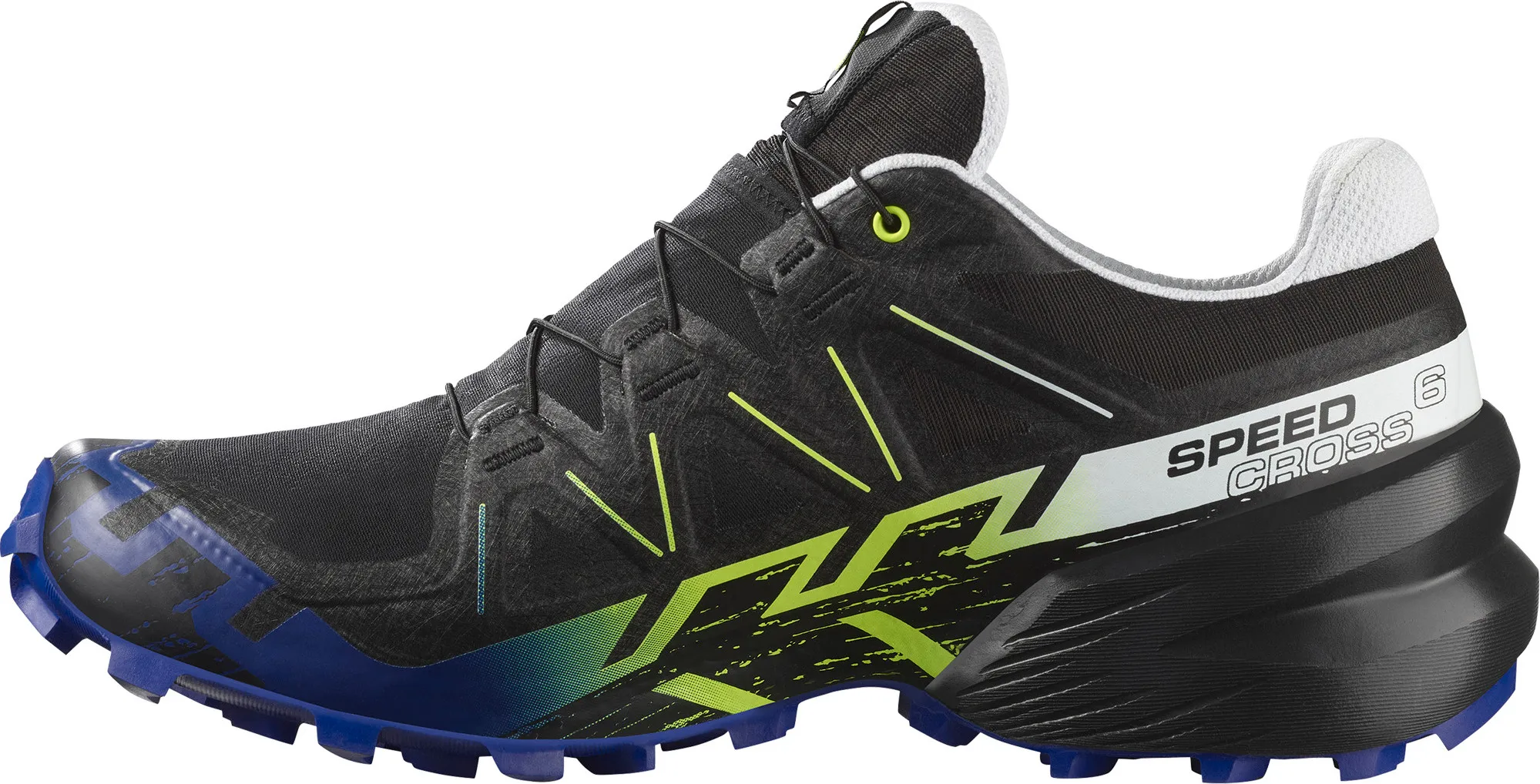Salomon Shoes Speedcross 6 Gtx Fan Fire Black/Su Black/Surf The Web/Safety Yellow
