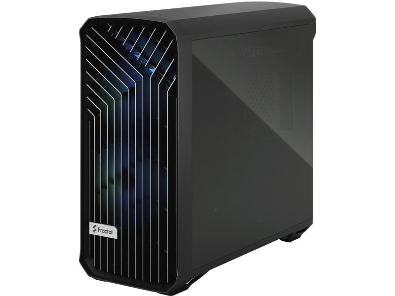 Fractal Design PC-Gehäuse Torrent RGB TG Schwarz Elegantes, kompaktes Big-Tower mit Sichtfenster und RGB Beleuchtung