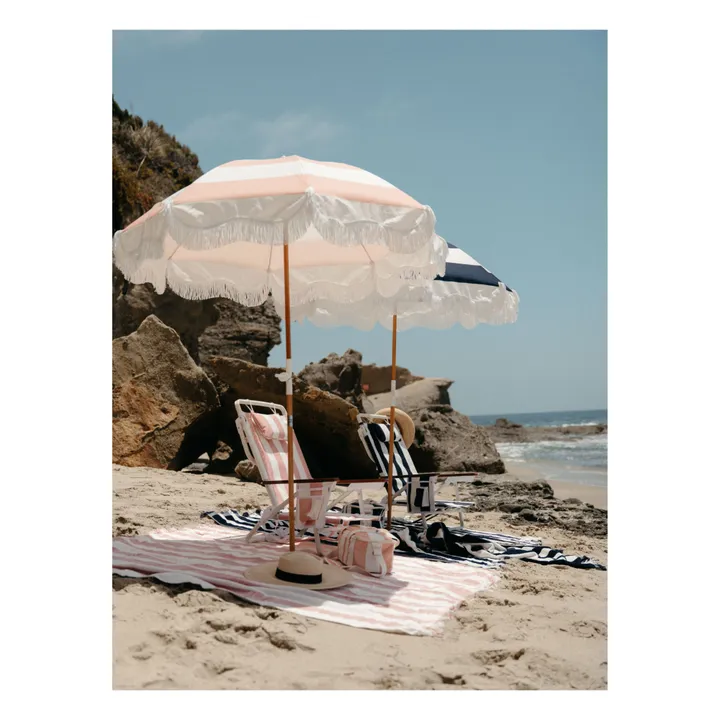 Business & Pleasure Co. Parasol frangé Holiday | Rose