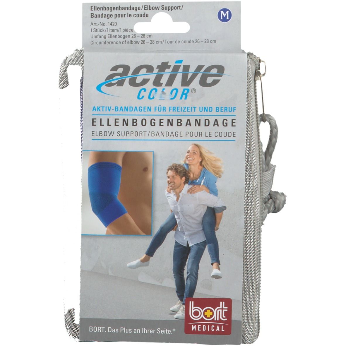 BORT ActiveColor® Ellenbogenbandage Gr. M blau