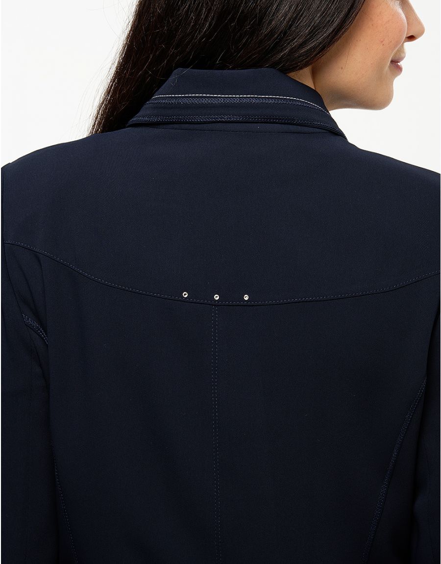 Veste cintrée marine