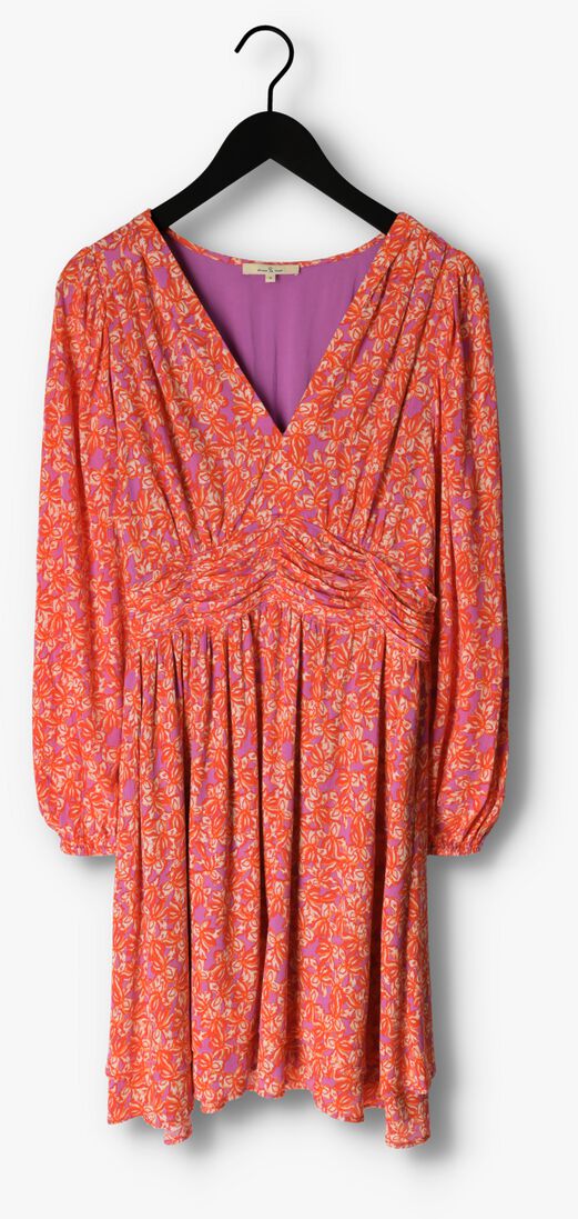 CIRCLE OF TRUST oranje circle of trust mini jurk elvy dress