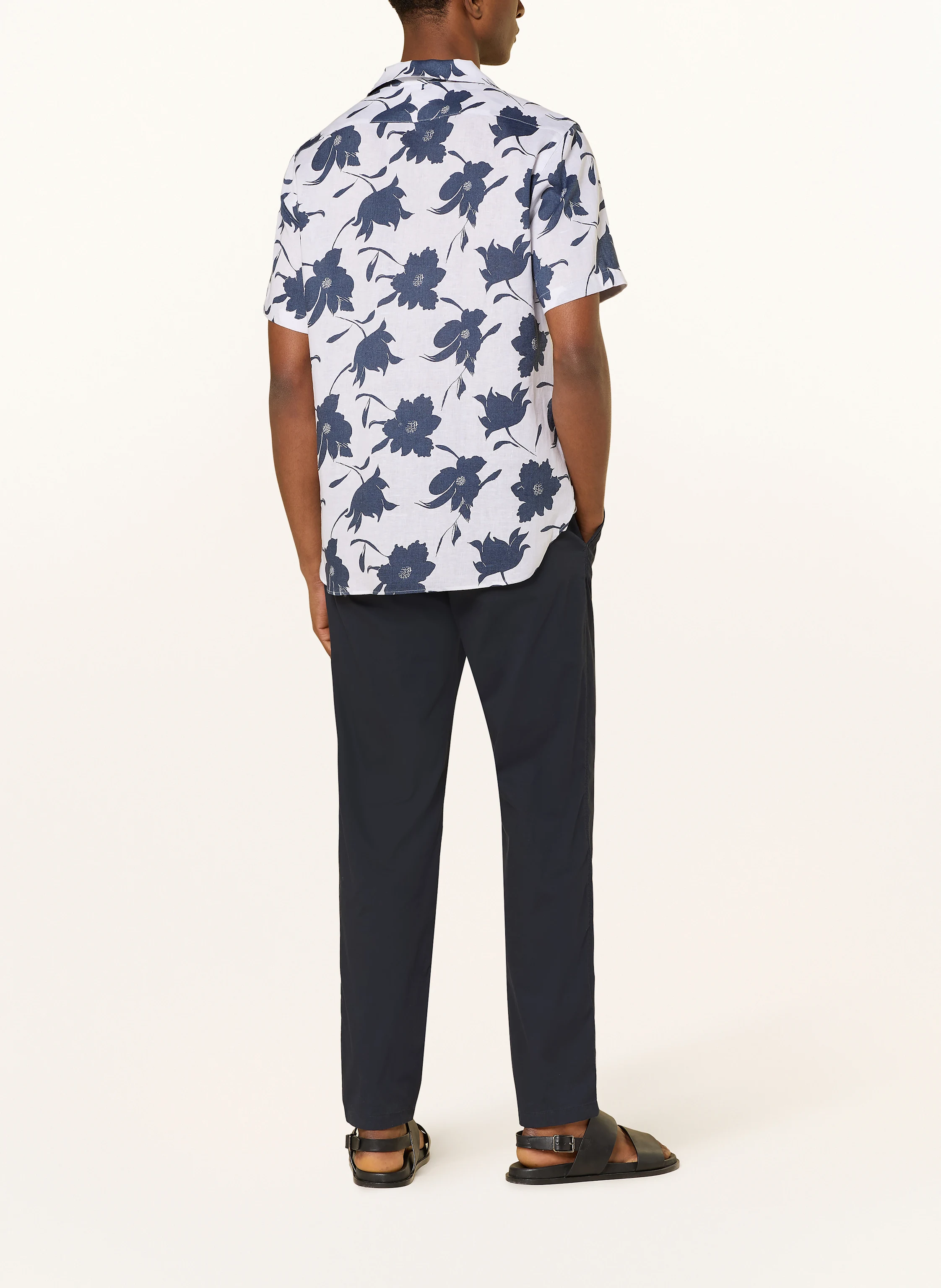 OLYMP SIGNATURE Resorthemd Signature casual fit aus Leinen