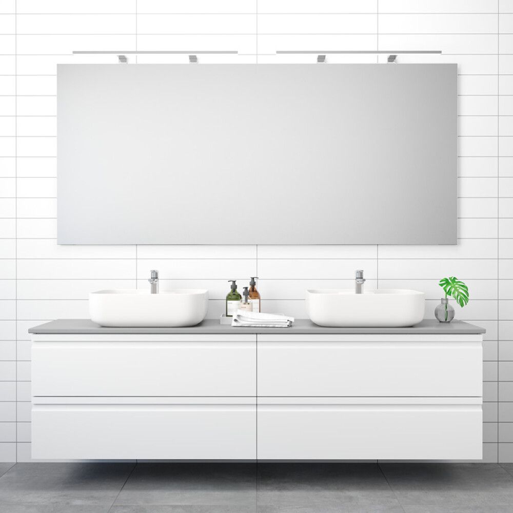 BADEROMSMØBEL CAMARGUE SKÄRGÅRD IQ SETT 3 HVIT 199,1CM