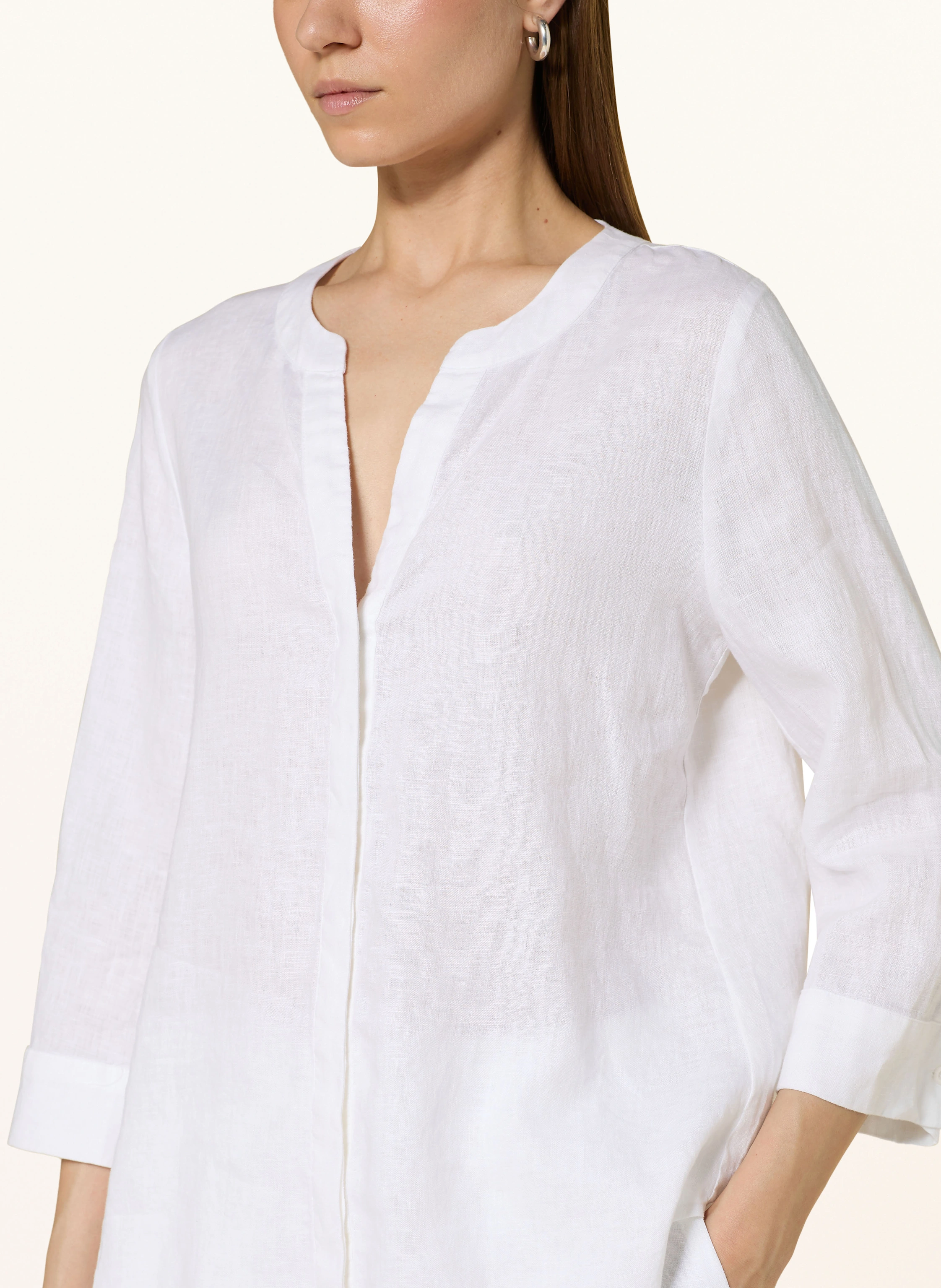 lilienfels Blusenshirt aus Leinen mit 3/4-Arm