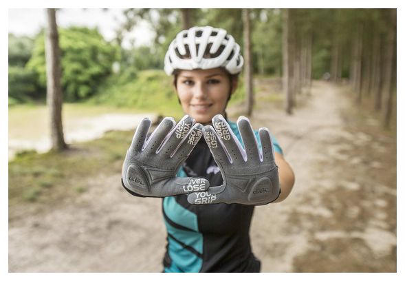 Paire de Gants Longs Femme GripGrab Shark Gris
