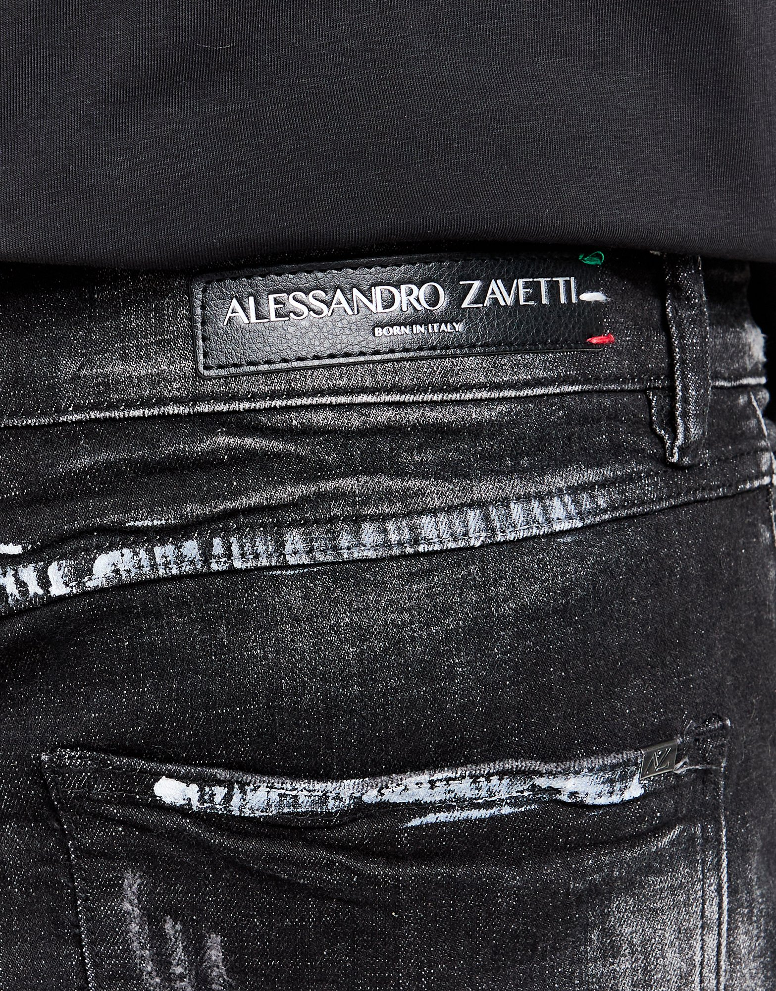 Alessandro Zavetti Short Damiano Denim Homme