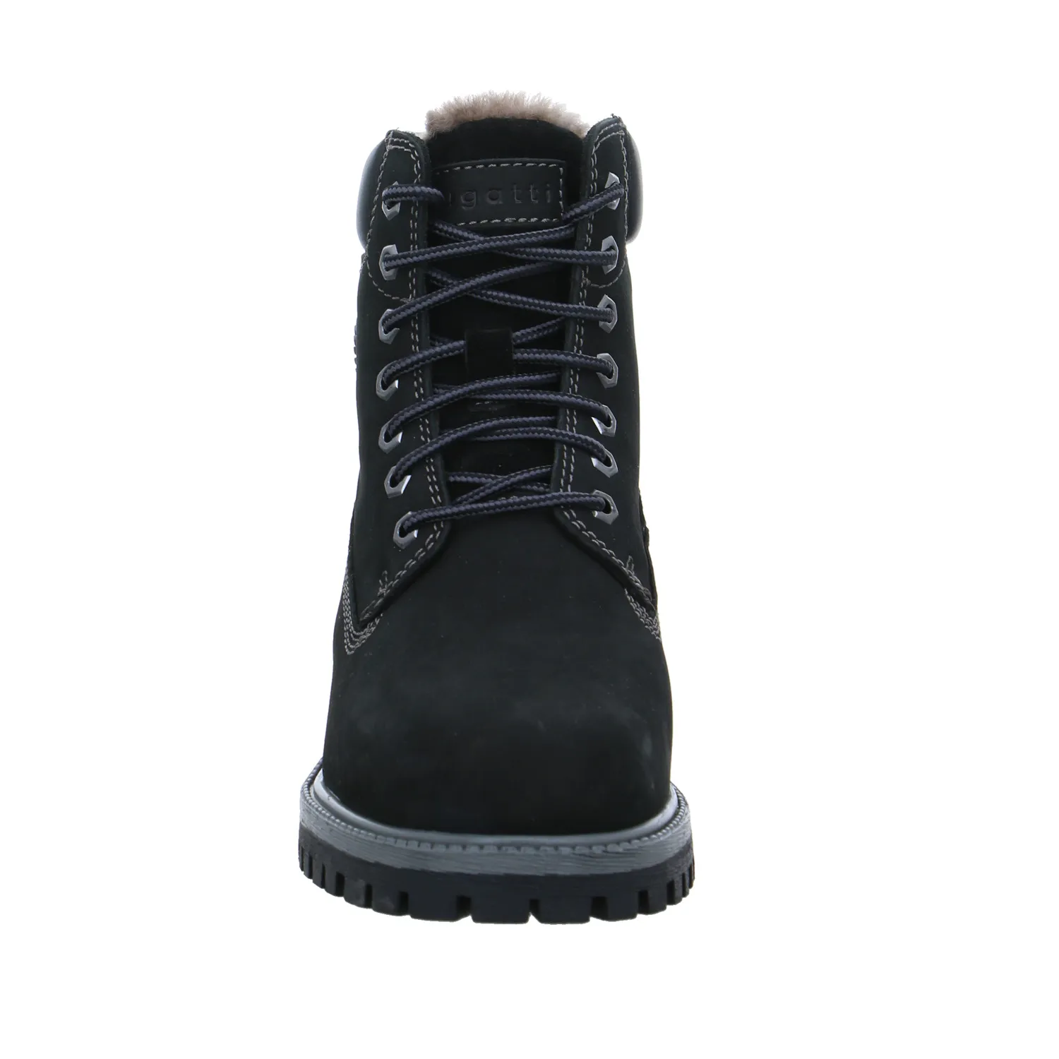 BUGATTI SHOES Winter-Boots Schwarz Leder