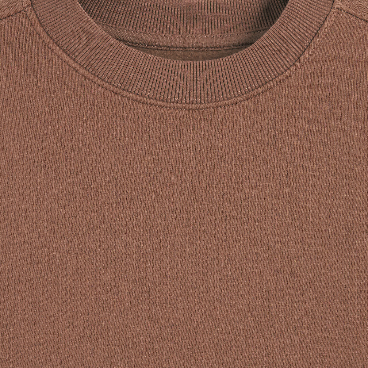 COLEÇÕES LA REDOUTE<br>Moletom de gola redonda achatado