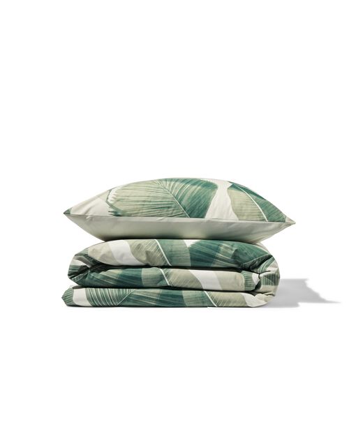 housse de couette en coton doux 140x200/220 feuilles de jungle