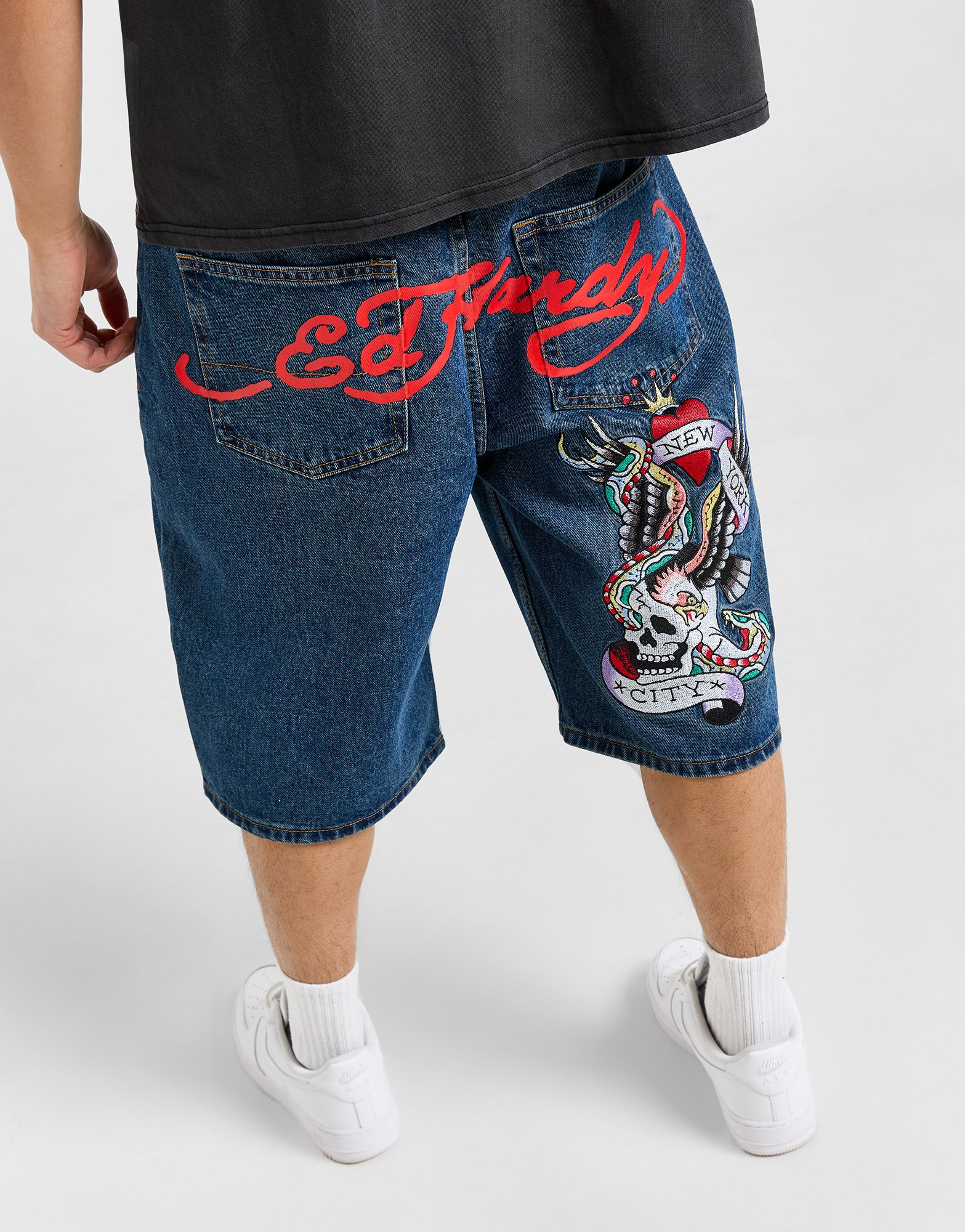 Ed Hardy Short Denim Homme