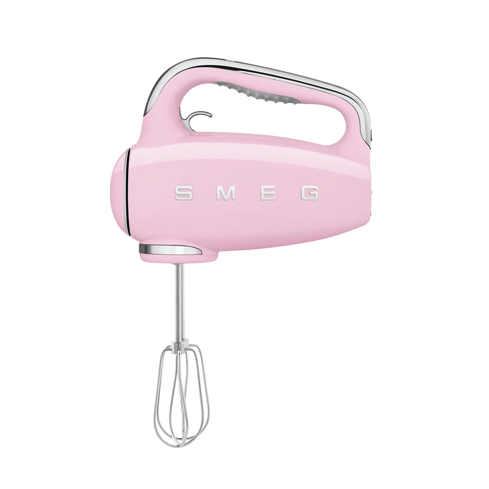 Batteur à main années 50 rose Smeg